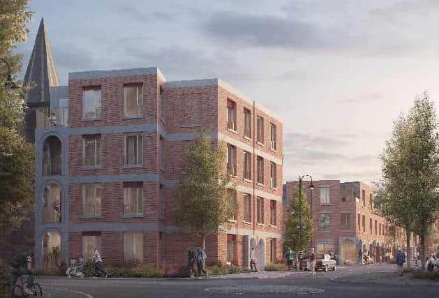 These new homes will be built in its place