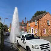 The fountain of water was as high as nearby houses. Photo: JT @ Aniseed Photo