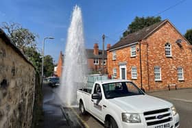 The fountain of water was as high as nearby houses. Photo: JT @ Aniseed Photo