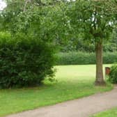 The green space is known as the 'dog field' and is widely used by dog walkers