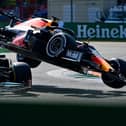 Max Verstappen ended up on top of Lewis Hamilton's Mercedes at the Italian Grand Prix