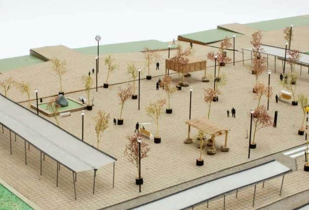 Artists' impression of The Modernist Glade