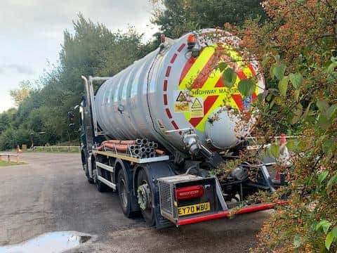 Huge tankers came every hour of the day and night for two weeks