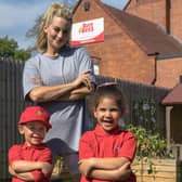 Kimberly Wyatt with Busy Bees members