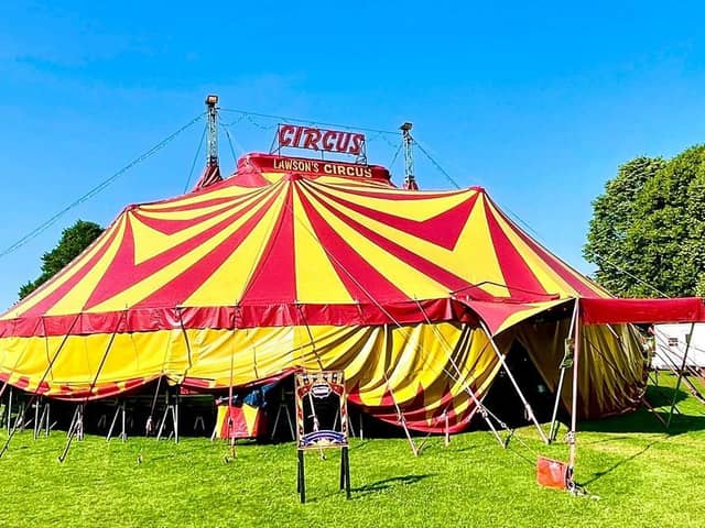 The circus is in Riverside Meadow, Newport Pagnell