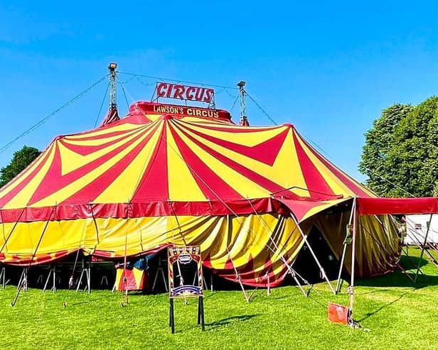 The circus is in Riverside Meadow, Newport Pagnell