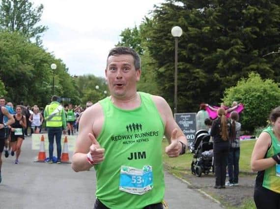 James Nesbitt will run the London Marathon on Sunday