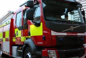 Firefighters used hydraulic rescue equipment to release an injured a man following the collision in Monks Way, Milton Keynes on Thursday afternoon (30/9)
