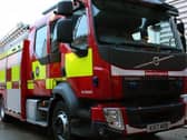Firefighters used hydraulic rescue equipment to release an injured a man following the collision in Monks Way, Milton Keynes on Thursday afternoon (30/9)
