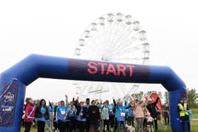 Hundreds of people took part in the Memory Walk in Milton Keynes