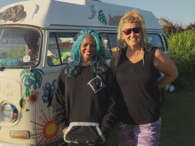 Happy campers Moony from Milton Keynes and Val will be competing in Channel 4's The Pitch Perfect' which starts at 5.30pm tonight (4/10)