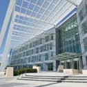 The iconic Quadrant building houses around 3,000 Network Rail staff in MK