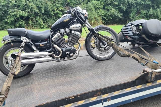 Police seized both bikes