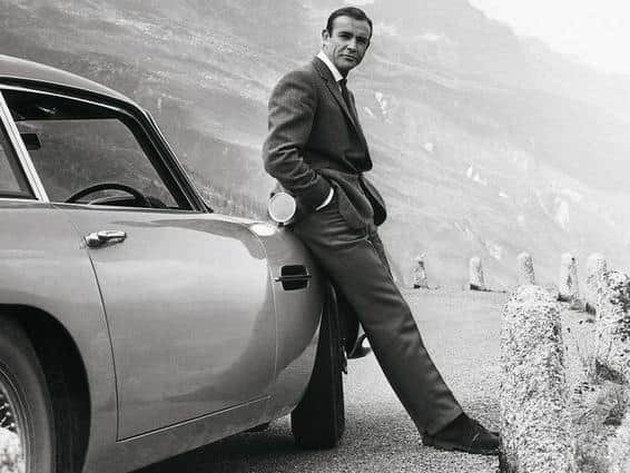 Sean Connery in the famous DB5