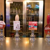 Some of the beers on offer during the festival
