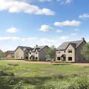 Some of the new homes the council is advertising for sale at Walton Park in MK