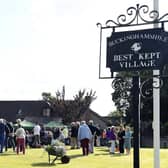 Weston Underwood shared the overall best kept village in Bucks trophy with Castlethorpe