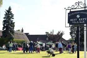 Weston Underwood shared the overall best kept village in Bucks trophy with Castlethorpe