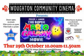 Woughton Community Cinema is hosting a showing of The Super Mario Galaxy movie on Thursday October 29