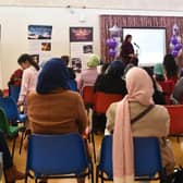 Muslims celebrating International Women's Day