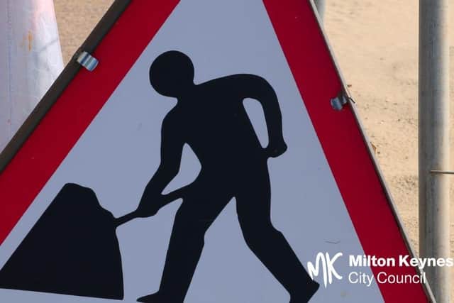 Roadworks will be rife in MK in January