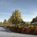 A CGI image showing how the new warehouses could look. Credit: Frontier Estates