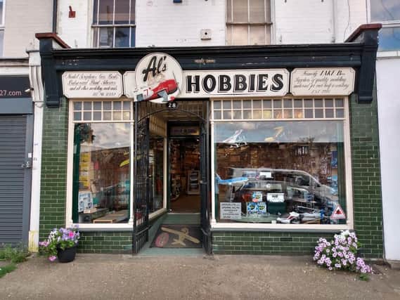 Al's Hobbies is in Stratford Road in Wolverton, Milton Keynes