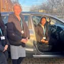 Victoria Collins, Director of Adult Services (centre) with Tejal (left) and Adele (right), experienced social workers at Milton Keynes City Council