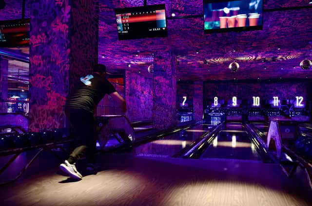Lane7's new Milton Keynes site, opening on March 21, features 14 bowling lanes, including some that celebrate strikes with a smoke machine!