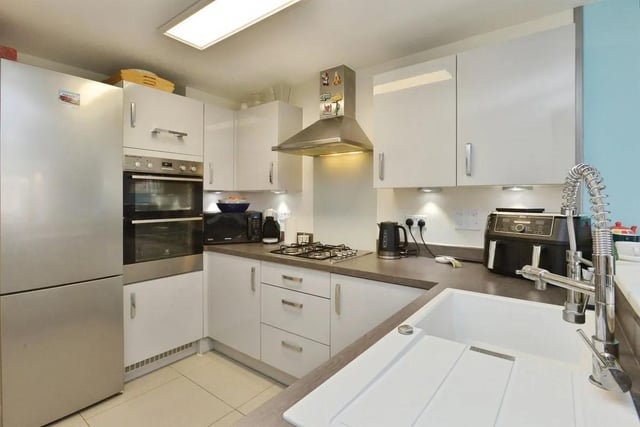The first floor of the property features what is described as a generous kitchen, diner and living area