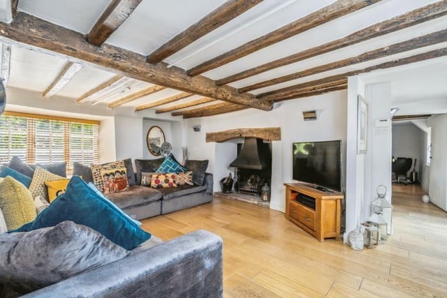The accommodation is set over three floors and includes a sitting room and dining room, both of which have inglenook fireplaces and oak flooring, the family room/study offers a third reception room.