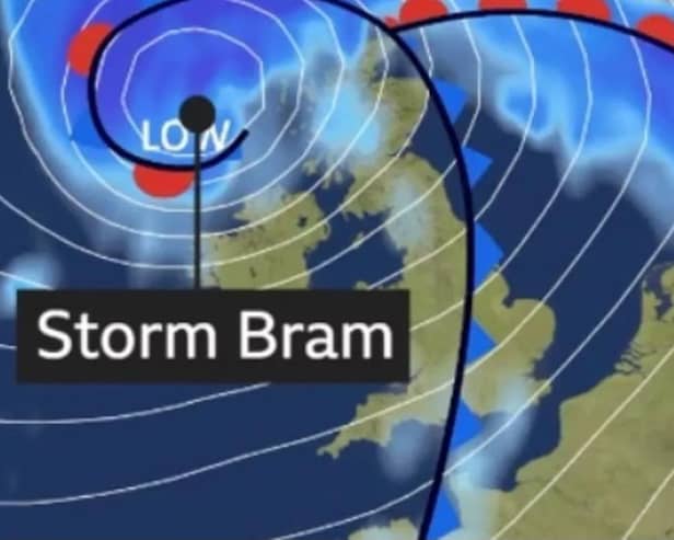 Storm Bram has caused havoc in some parts of the UK