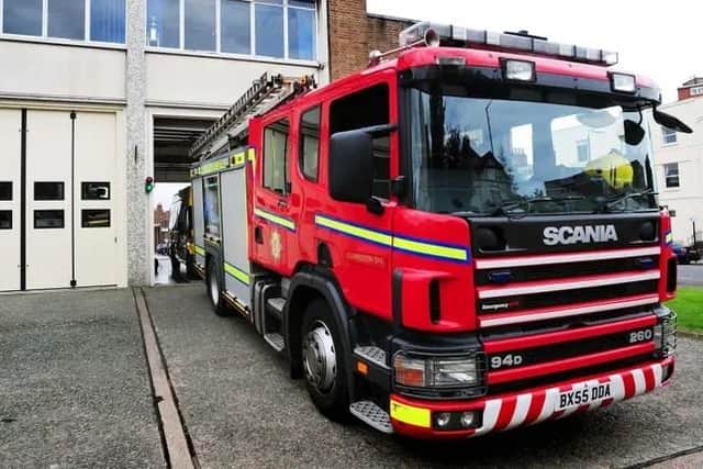 Firefighters were called to a blaze involving two cars and a van in the early hours of the morning in Wolverton