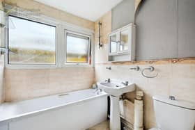The bathroom needs some attention