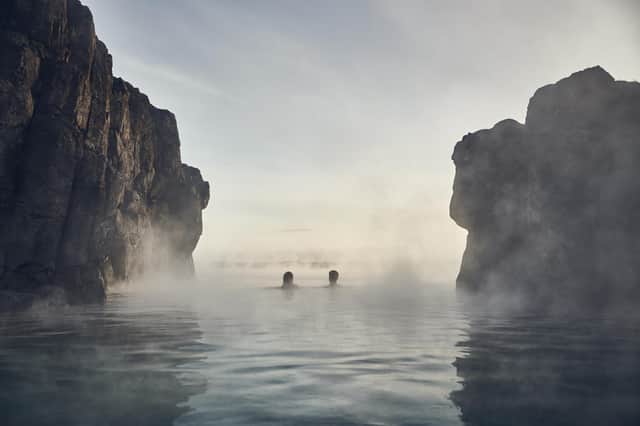 The beautiful Sky Lagoon is a haven of calm