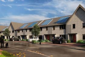 Artists' impression of how the new houses on Netherfiled would look