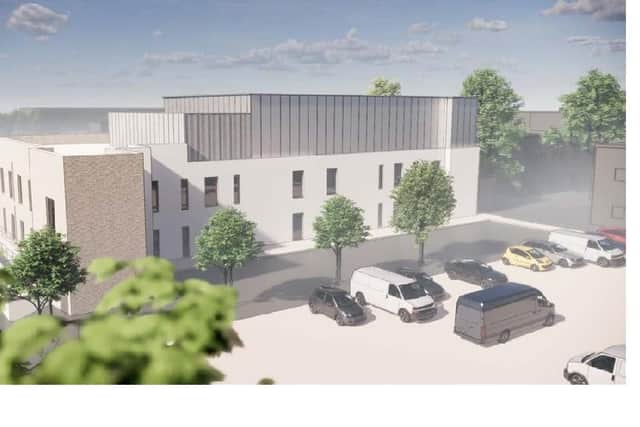 Artists impression of the new Oak Wards building planned for Milton Keynes University Hospital