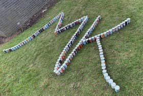 The city's Food Bank is attempting to smash the world record for the longest line of cans in Milton Keynes today (Monday)