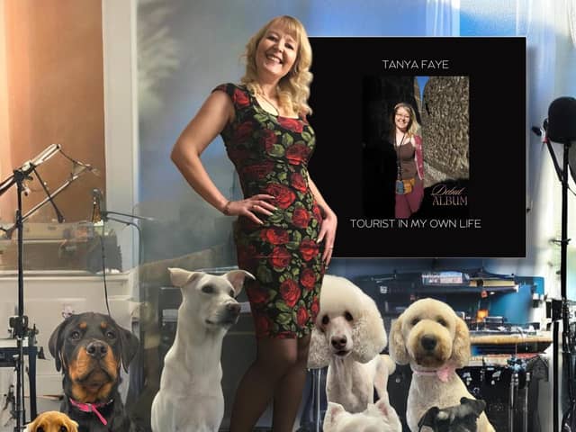 Tanya with some of her clients, who love her singing