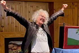 Cambridge storyteller Marion Leeper; photo by Sarah Hurley