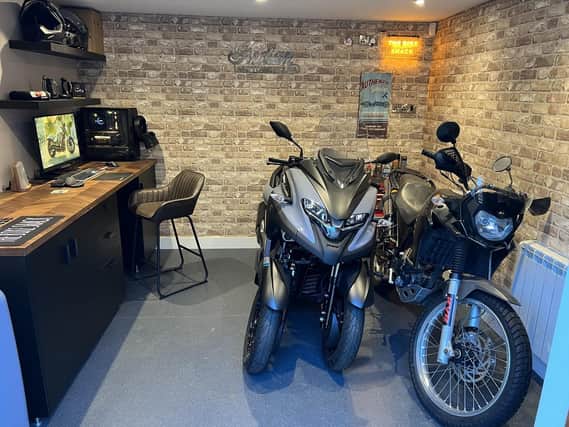 Maintaining bikes in a warm, comfortable space Photo: Sensible Spaces