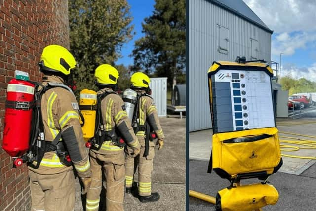 The new kit that will be available to firefighters in Milton Keynes and Buckinghamshire