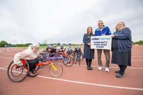 Bedford and County Athletic Club have been supported by Miller Homes via the housebuilder’s Community Fund initiative