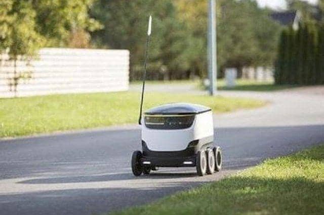 The robots are a familiar sight in Milton Keynes