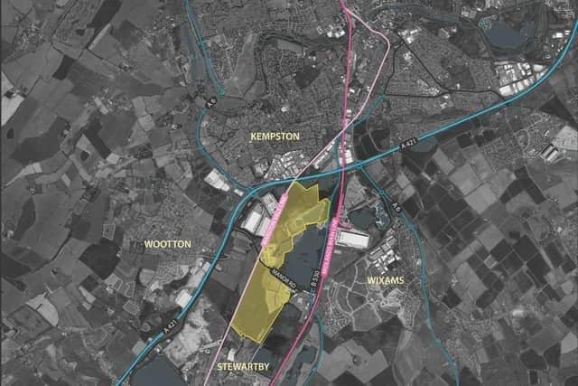 The area earmarked for the major project
