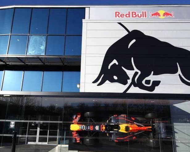 The Red Bull campus is at Tilbrook in Milton Keynes