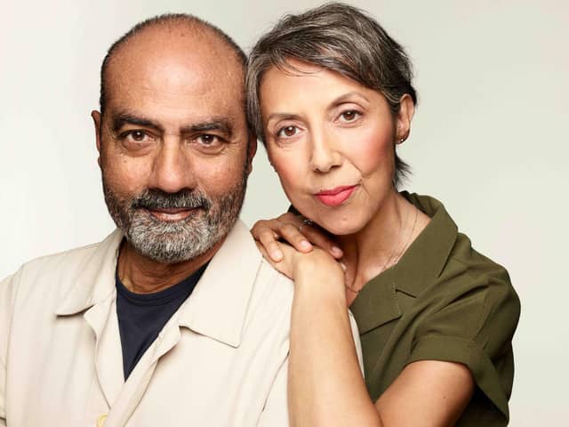 George Alagiah and Mary Huckle  (photo:  Rankin/Macmillan Cancer Support)