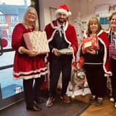 Cllr Joe Hearnshaw, Cabinet member for Children and Young People, with staff at The Saplings Family Centre in Bletchley