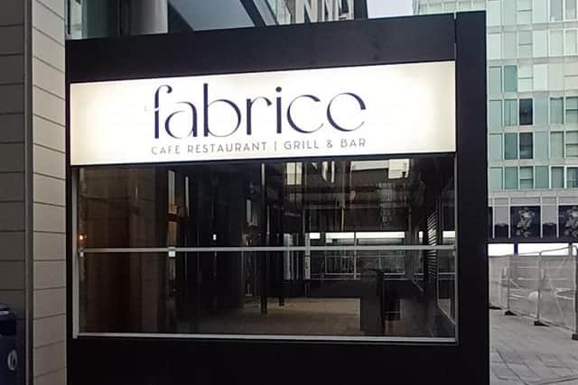 Fabrice opens on May 4