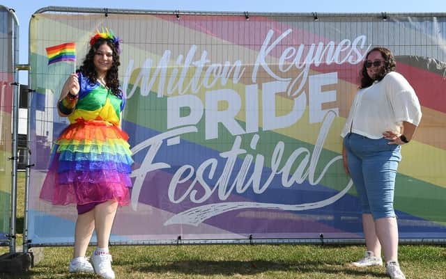 MK Pride attracted thousands of people at Campbell Park on Saturday